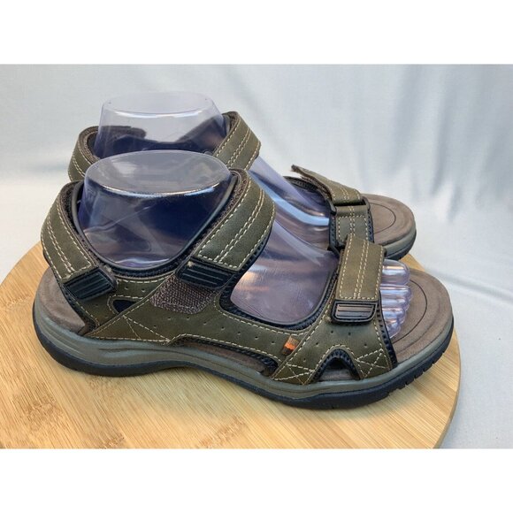 Ozark Trail Sandals Size 8 Mens Hiking Memory Foam Hook & Loop Closure Green - Picture 1 of 7